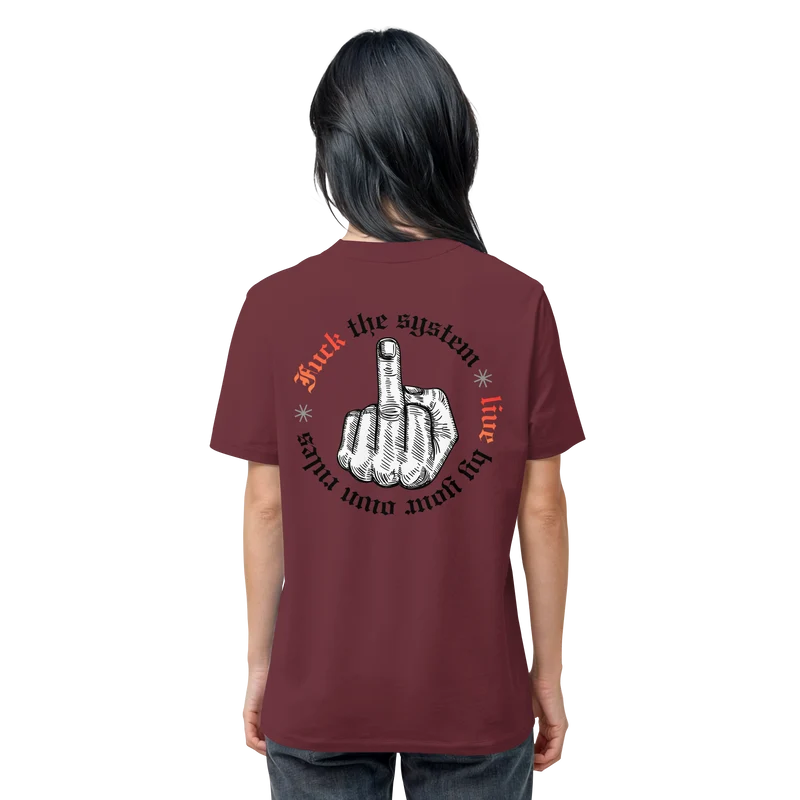 Fuck The System Gold No48 - Organic Shirt