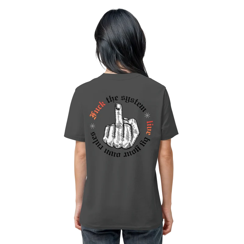 Fuck The System Gold No48 - Organic Shirt