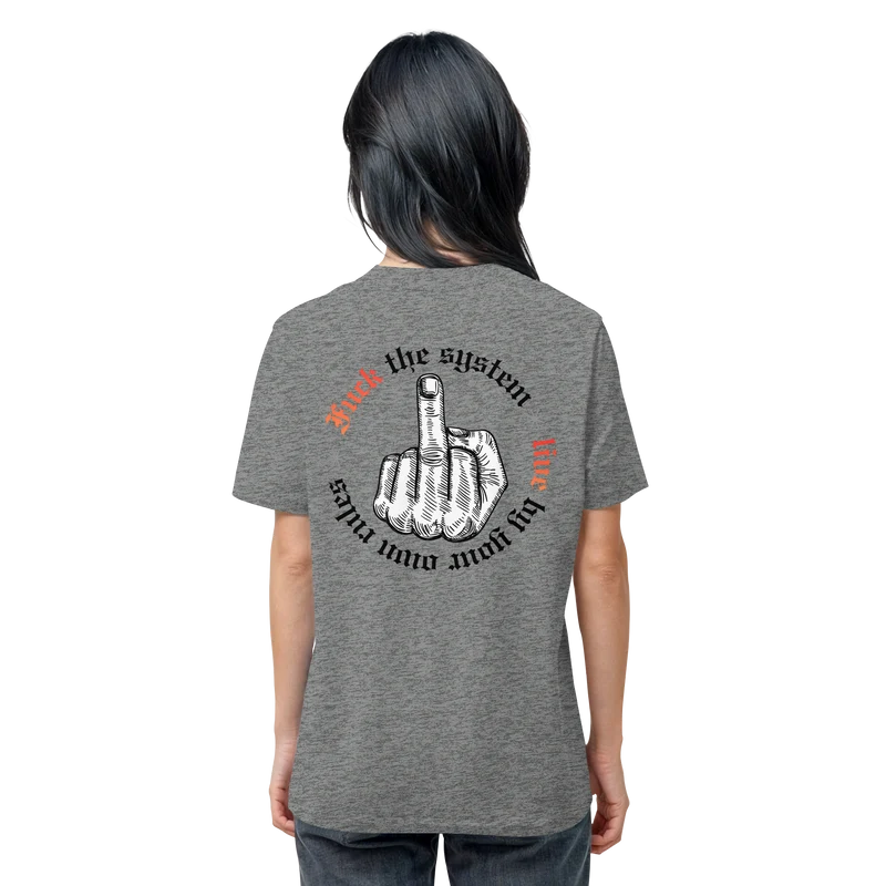 Fuck The System Gold No48 - Organic Shirt