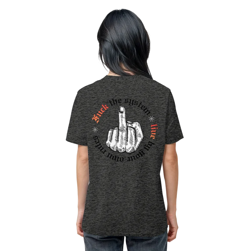 Fuck The System Gold No48 - Organic Shirt