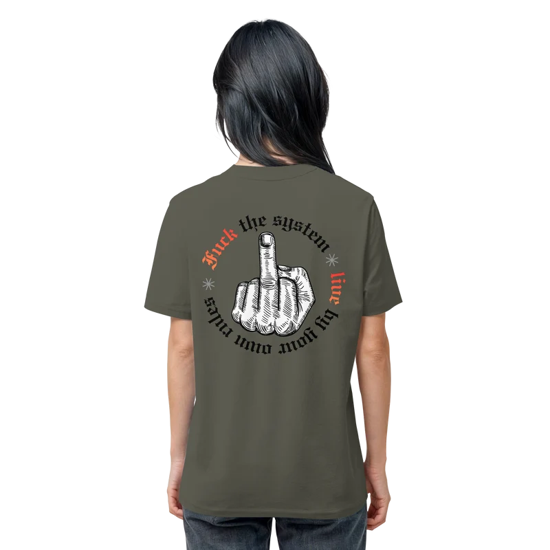 Fuck The System Gold No48 - Organic Shirt