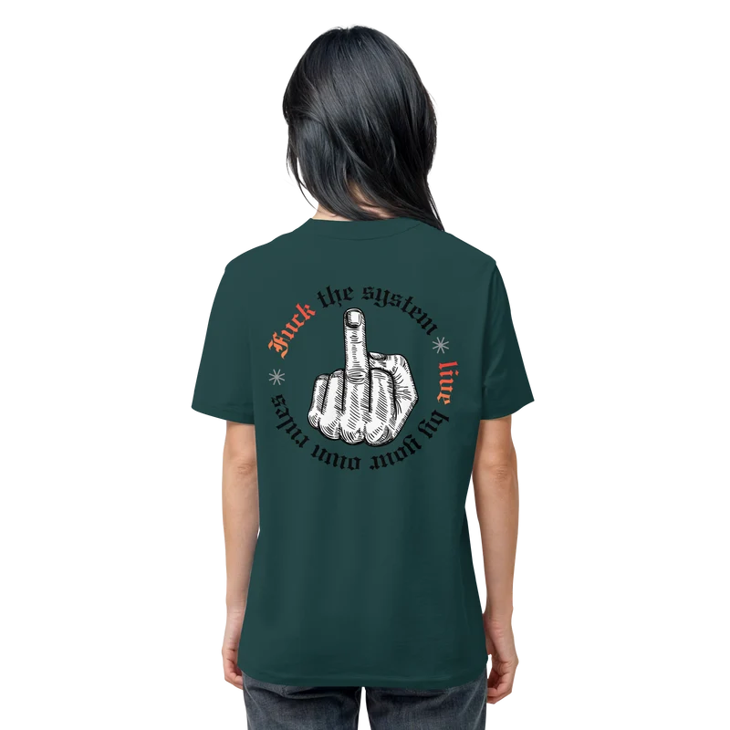 Fuck The System Gold No48 - Organic Shirt