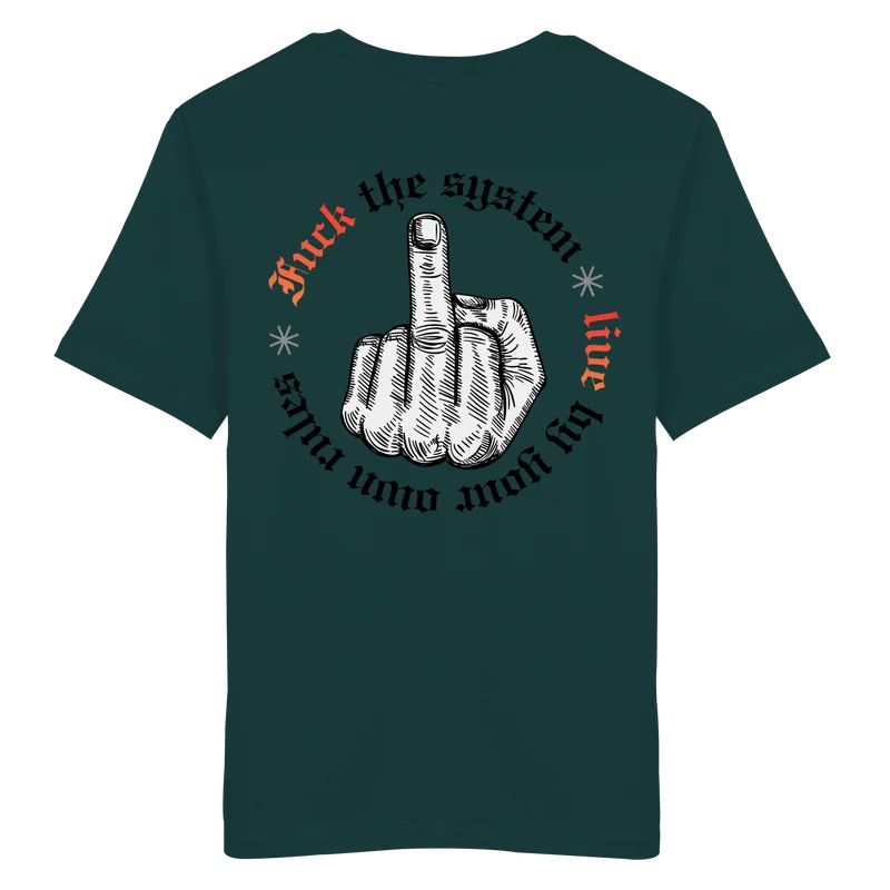 Fuck The System Gold No48 - Organic Shirt