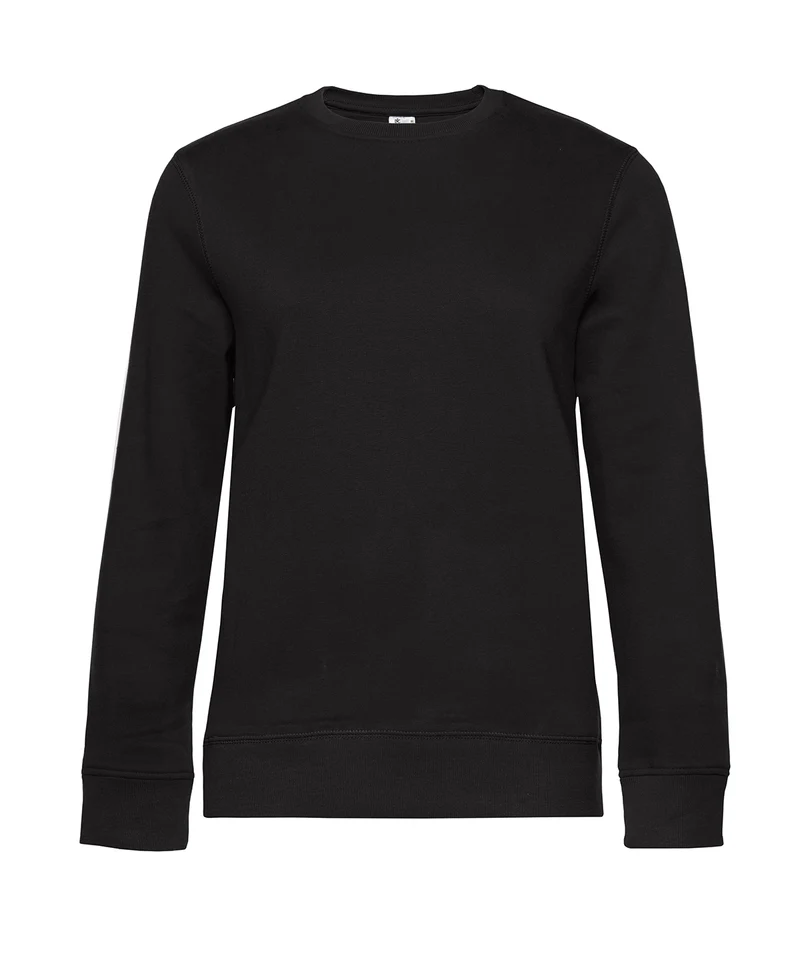Black Pure* - B&C Queen crew neck