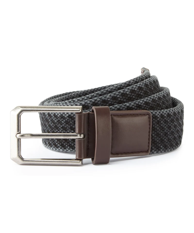 Slate - Men's vintage wash canvas belt