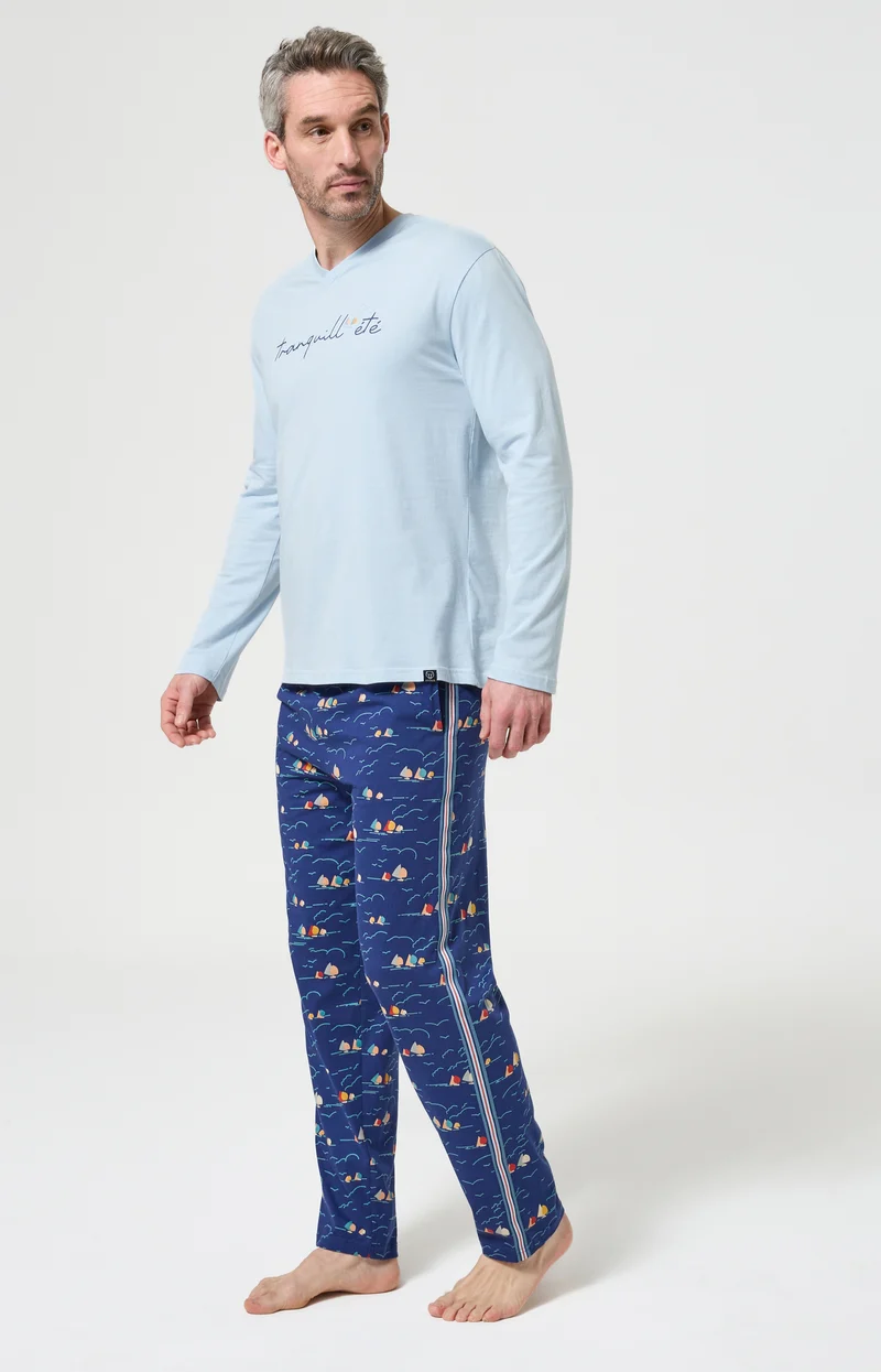 Pyjama en jersey de coton léger - Tranquill'été