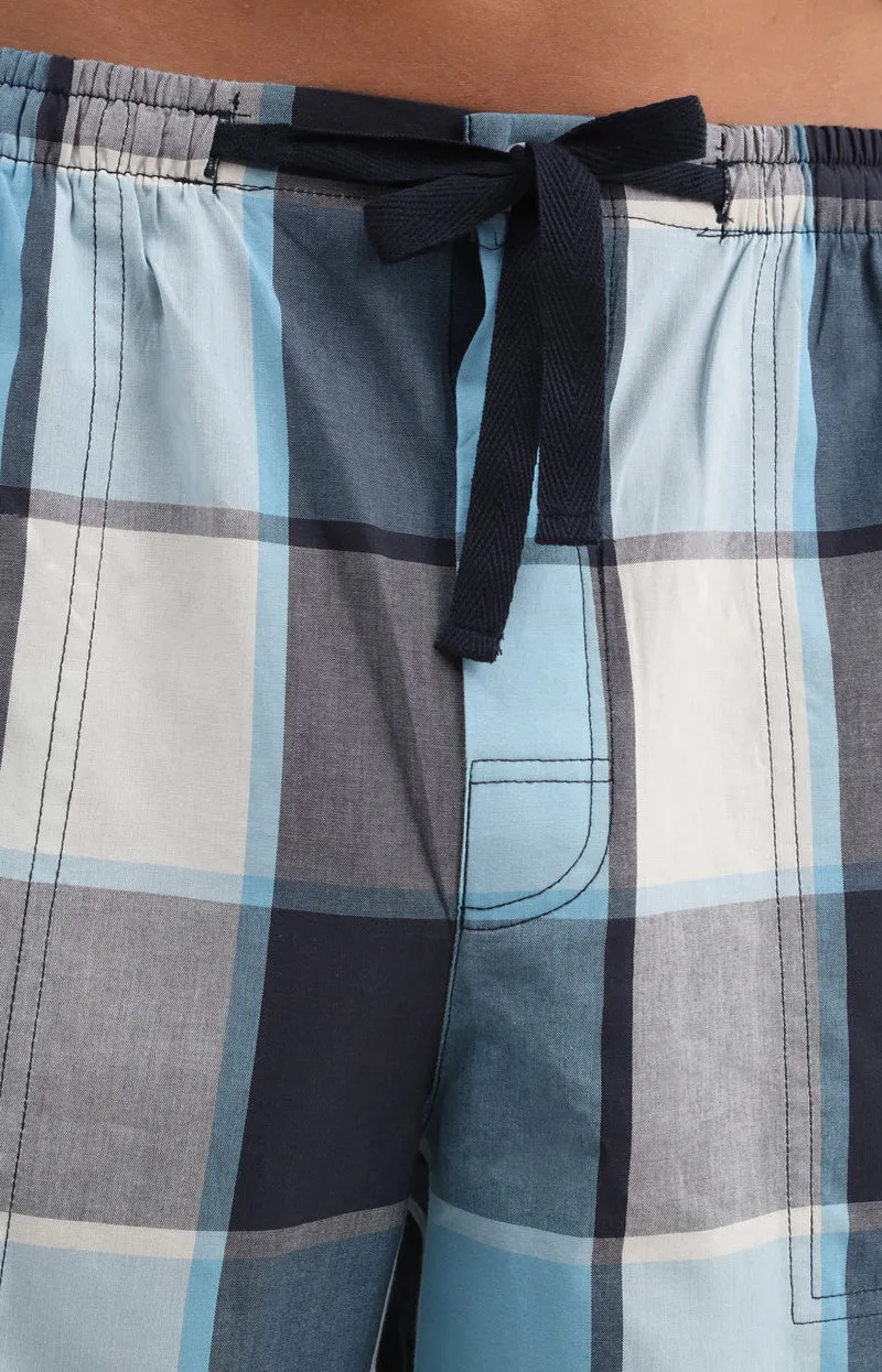 Pyjashort en jersey et popeline de coton - Melbourne