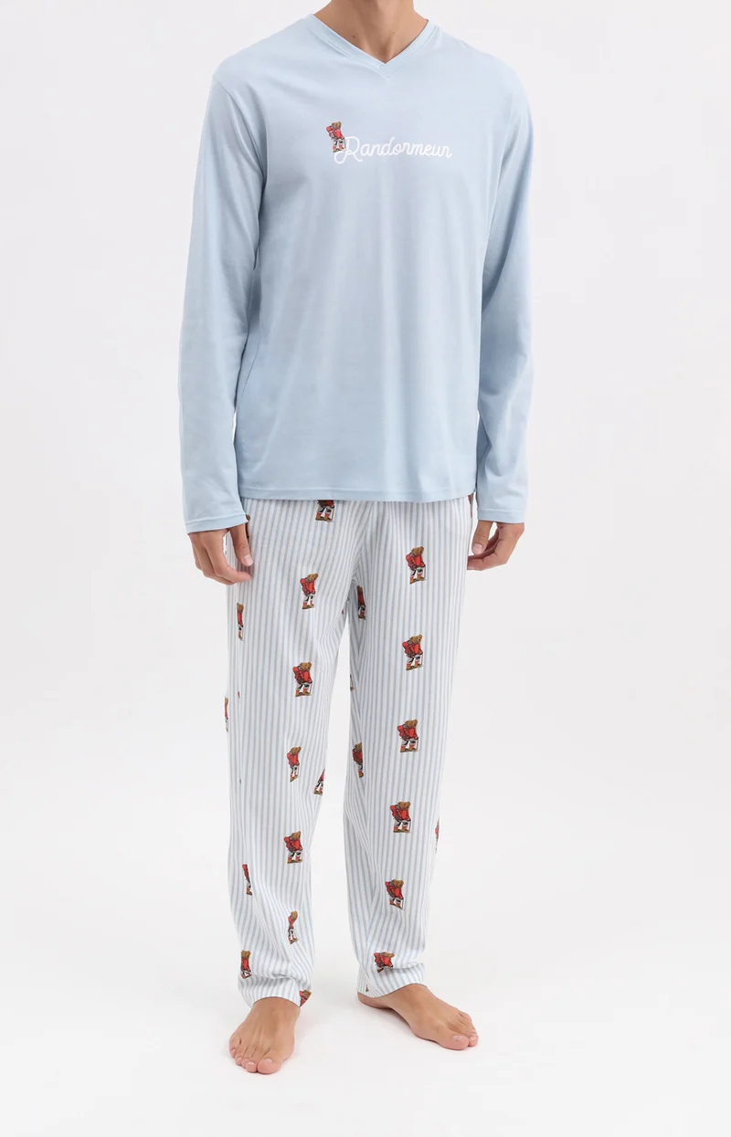 Pyjama en jersey de coton - Randonneur
