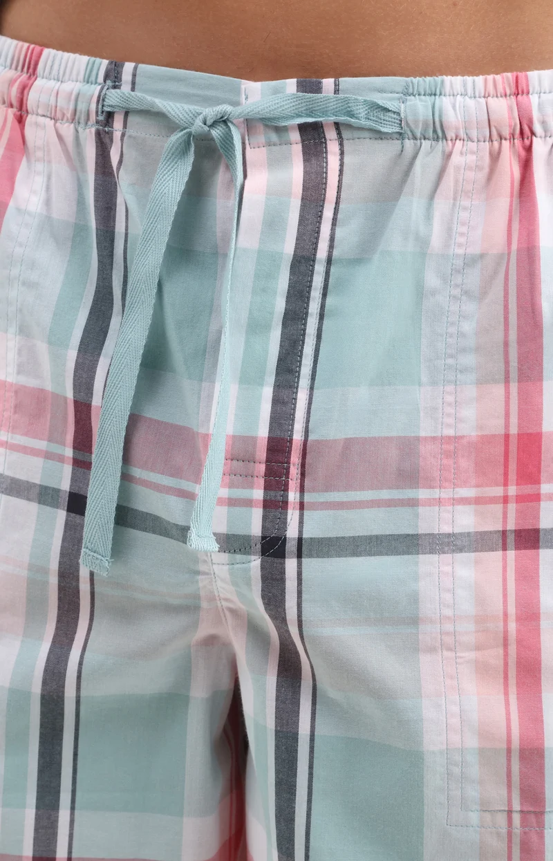 Pyjashort en jersey et popeline de coton - Marlon