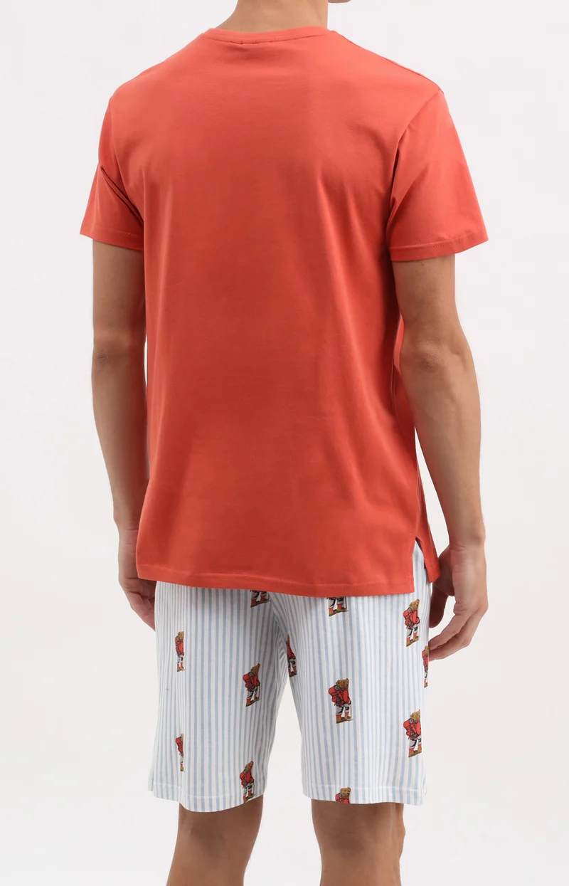 Pyjashort en jersey de coton léger - Randonneur
