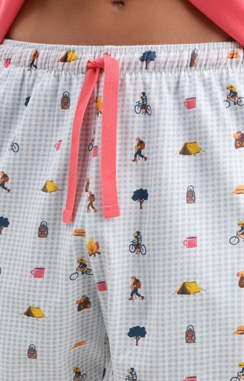 Pyjashort en jersey de coton léger - J'ai pas de réseau