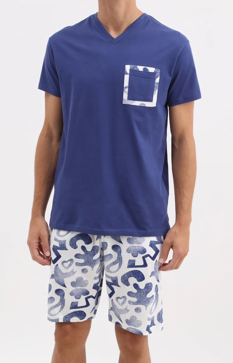 Pyjashort en jersey de coton léger - Matisse