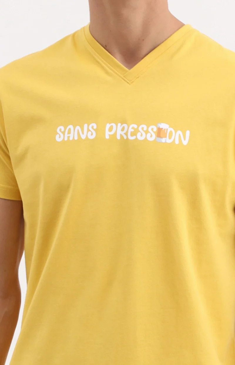 Pyjashort en jersey de coton léger - Bière sans pression