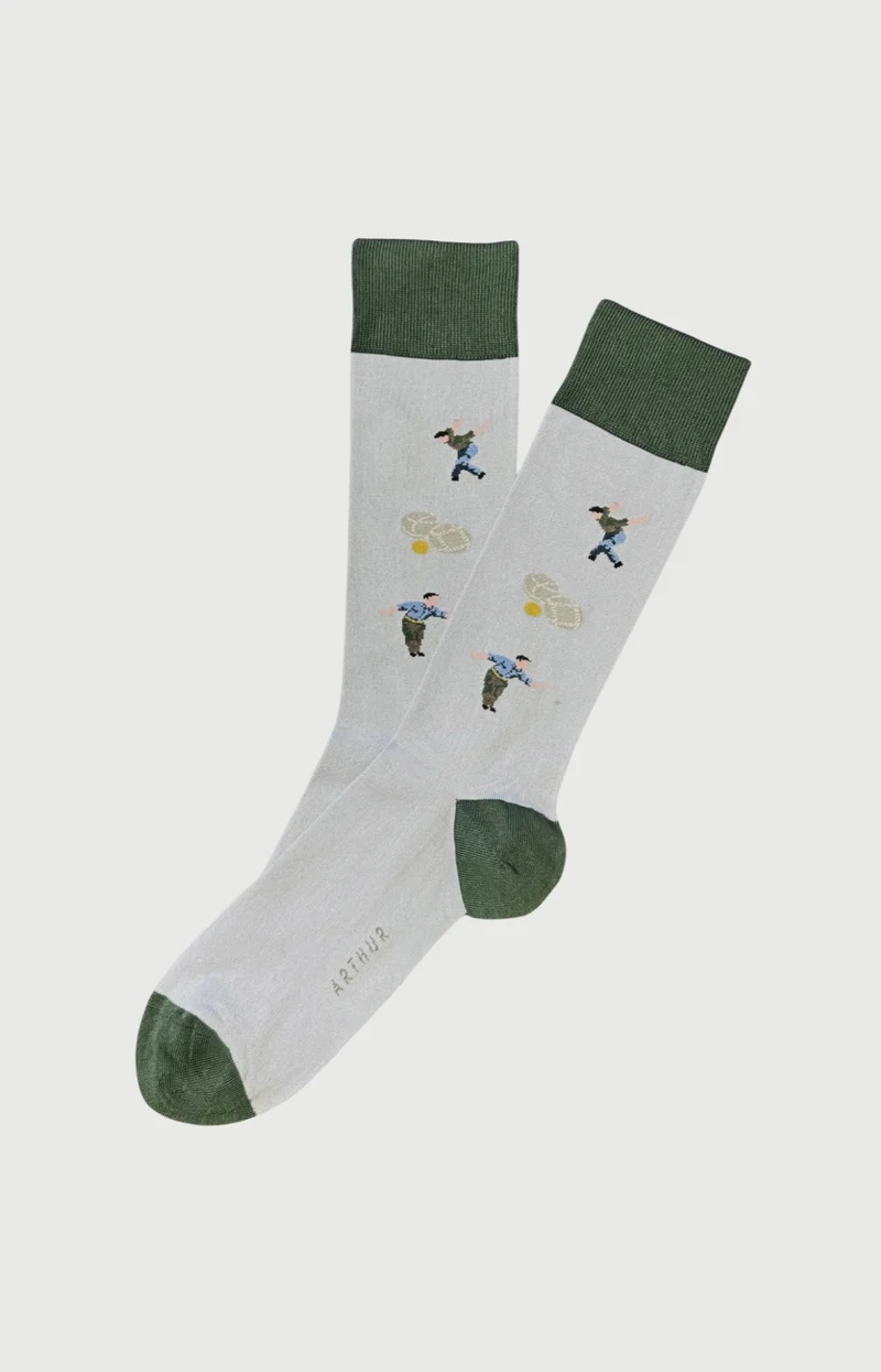 Chaussettes en coton - Pétanque Ciel