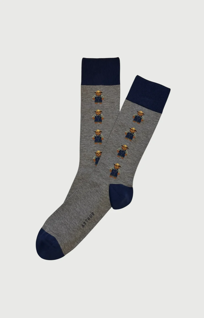 Chaussettes en coton - Pré à rêver Gris