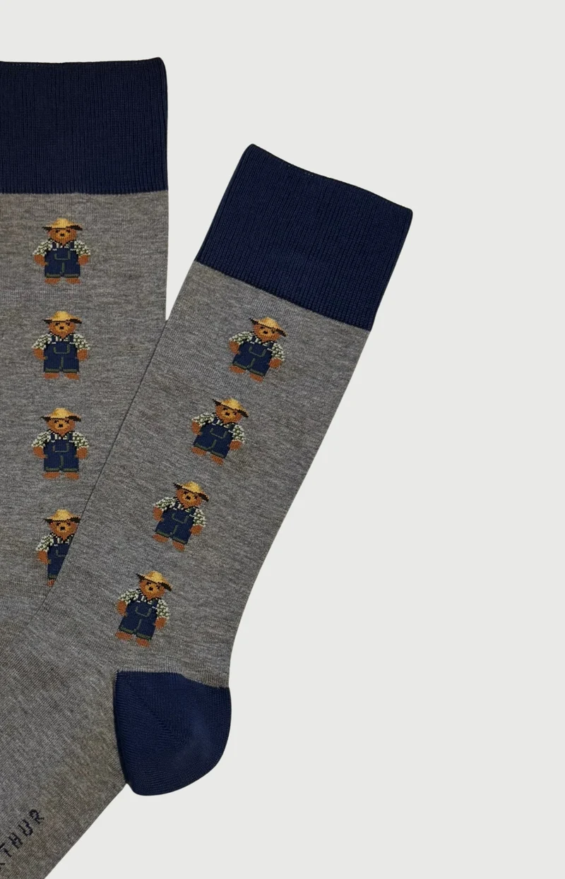 Chaussettes en coton - Pré à rêver Gris