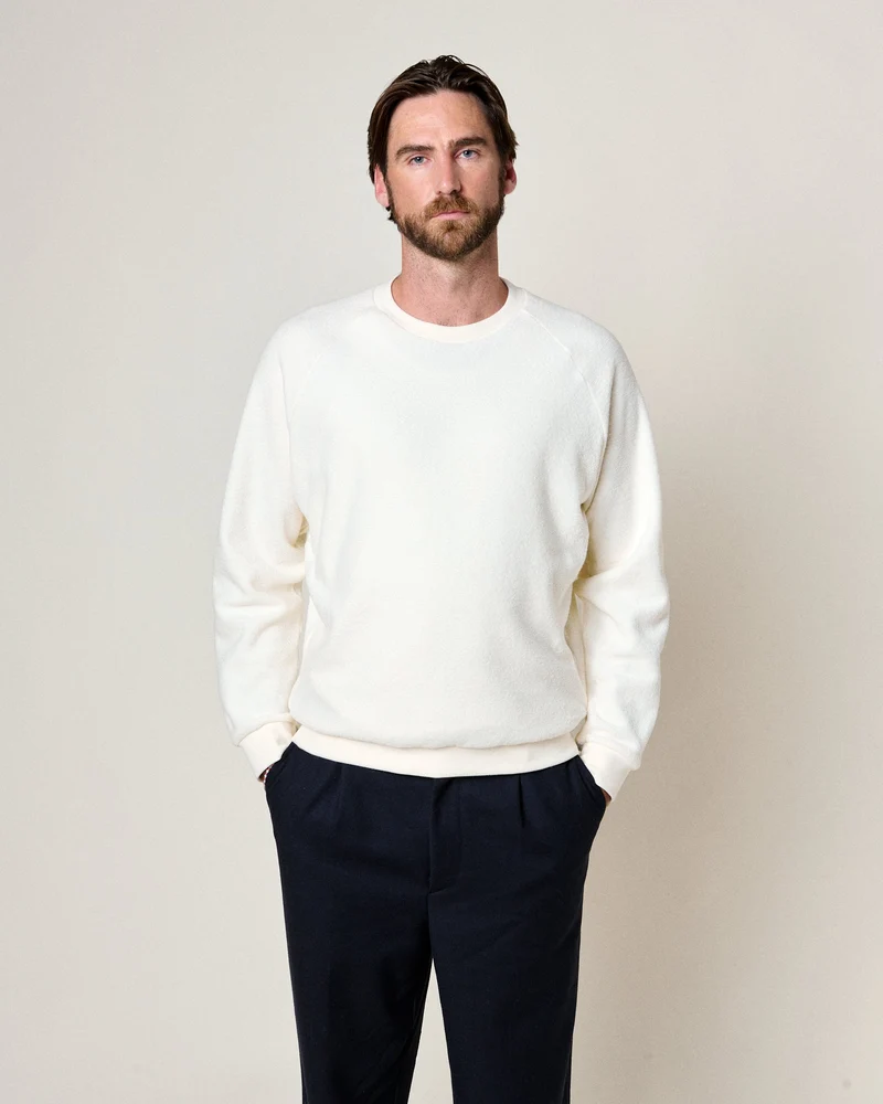 HOMECORE SWEATSHIRT AQUAE ECRU
