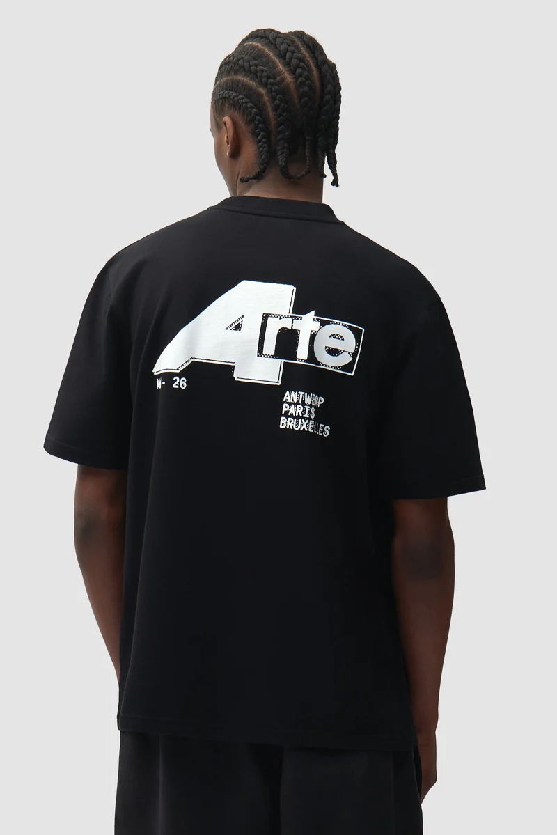 Arte Antwerp BIG A S/S TEE Black