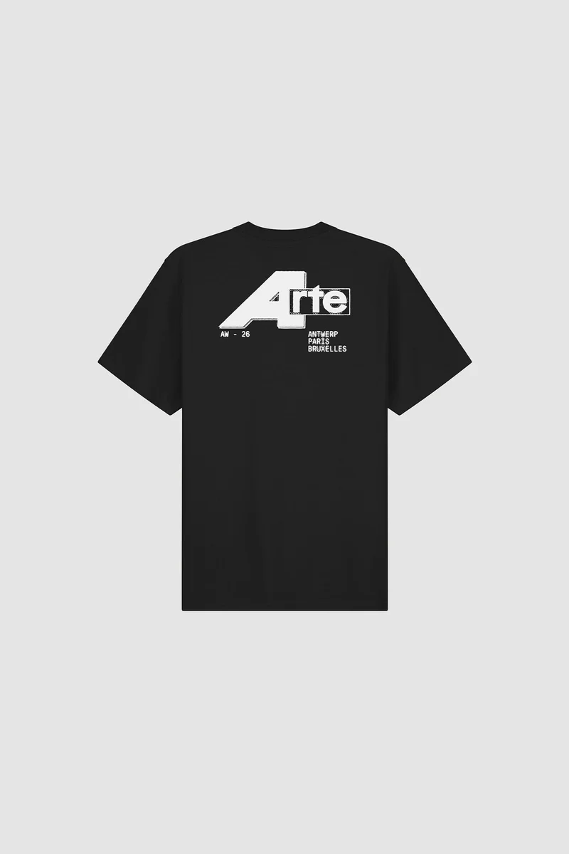 Arte Antwerp BIG A S/S TEE Black