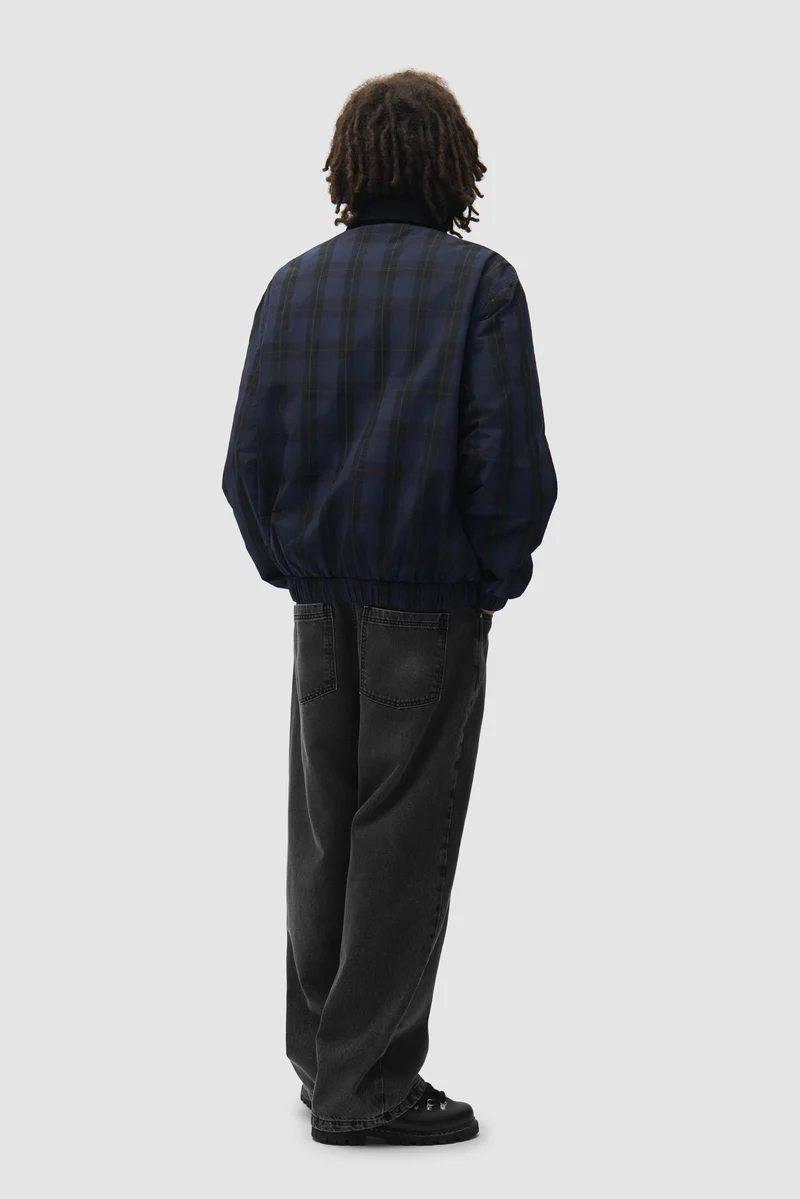 Arte Antwerp ARC PLAID JACKET Black