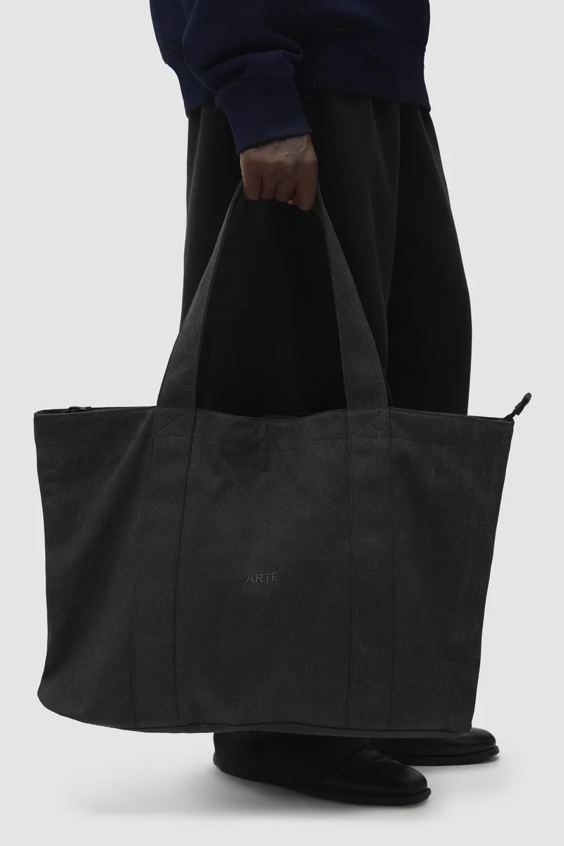 Arte Antwerp CANVAS TOTE BAG Black