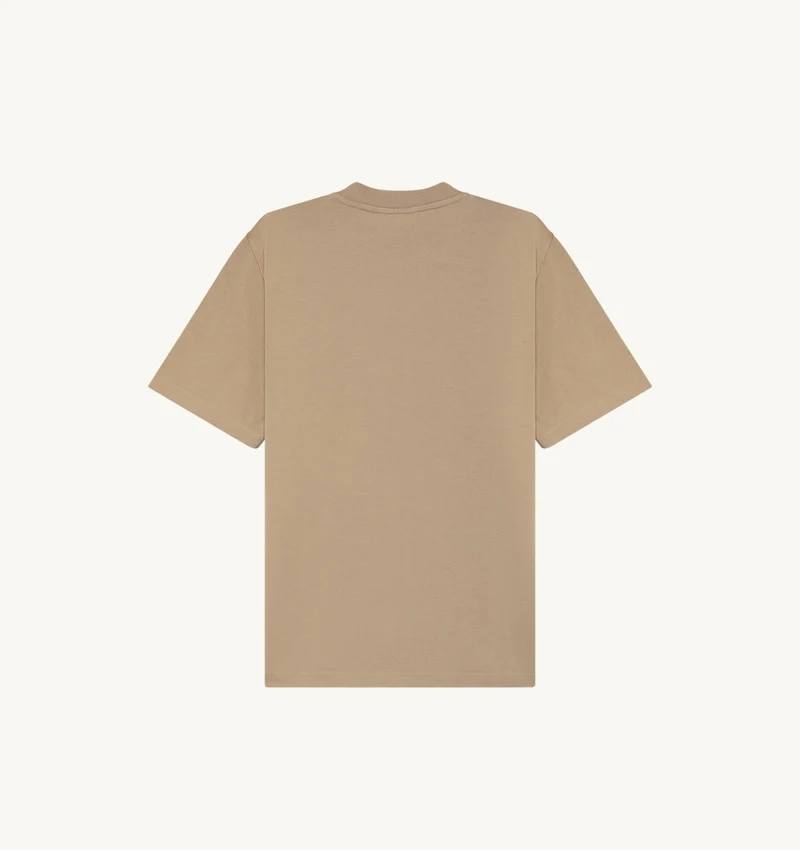 AUTRY T-SHIRT AVEC LOGO TON SUR TON UNISEX BEIGE
