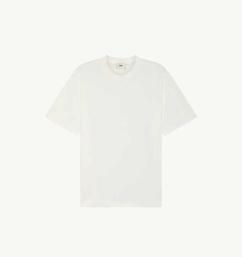 AUTRY T-SHIRT AVEC LOGO TON SUR TON UNISEX ALABATRE