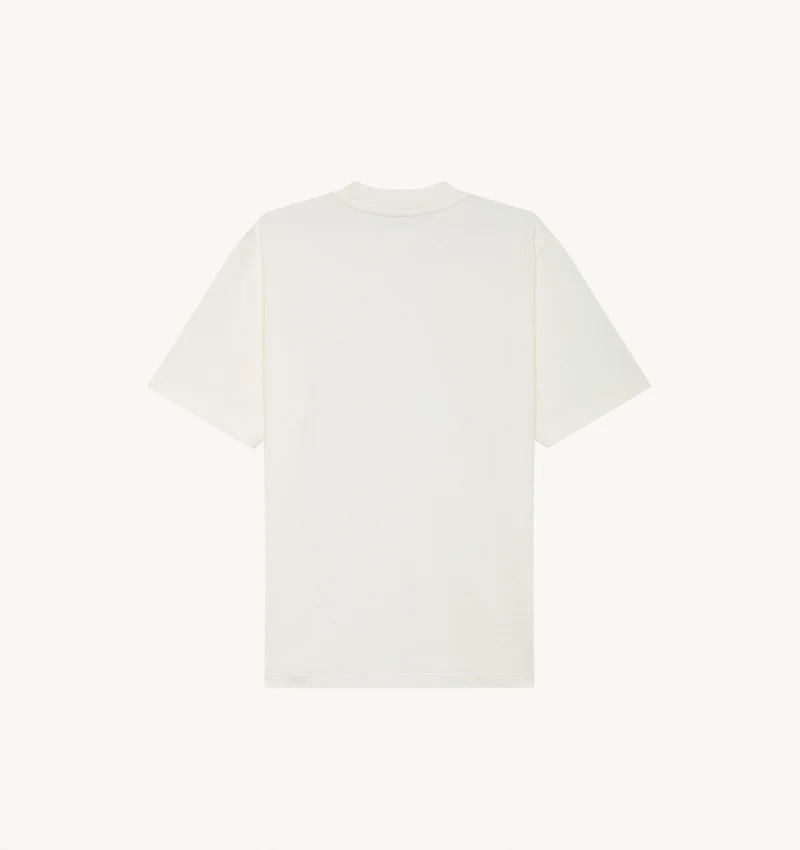 AUTRY T-SHIRT AVEC LOGO TON SUR TON UNISEX ALABATRE