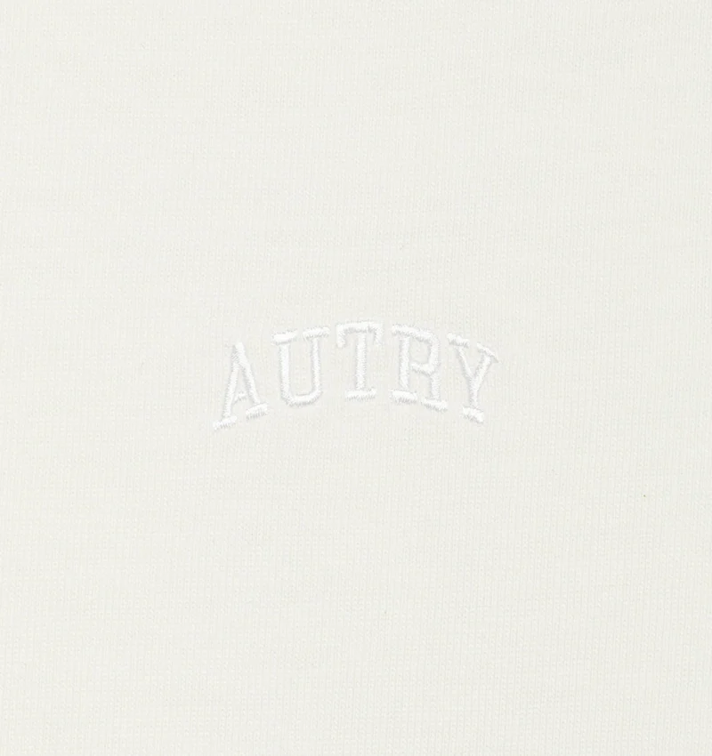 AUTRY T-SHIRT AVEC LOGO TON SUR TON UNISEX ALABATRE