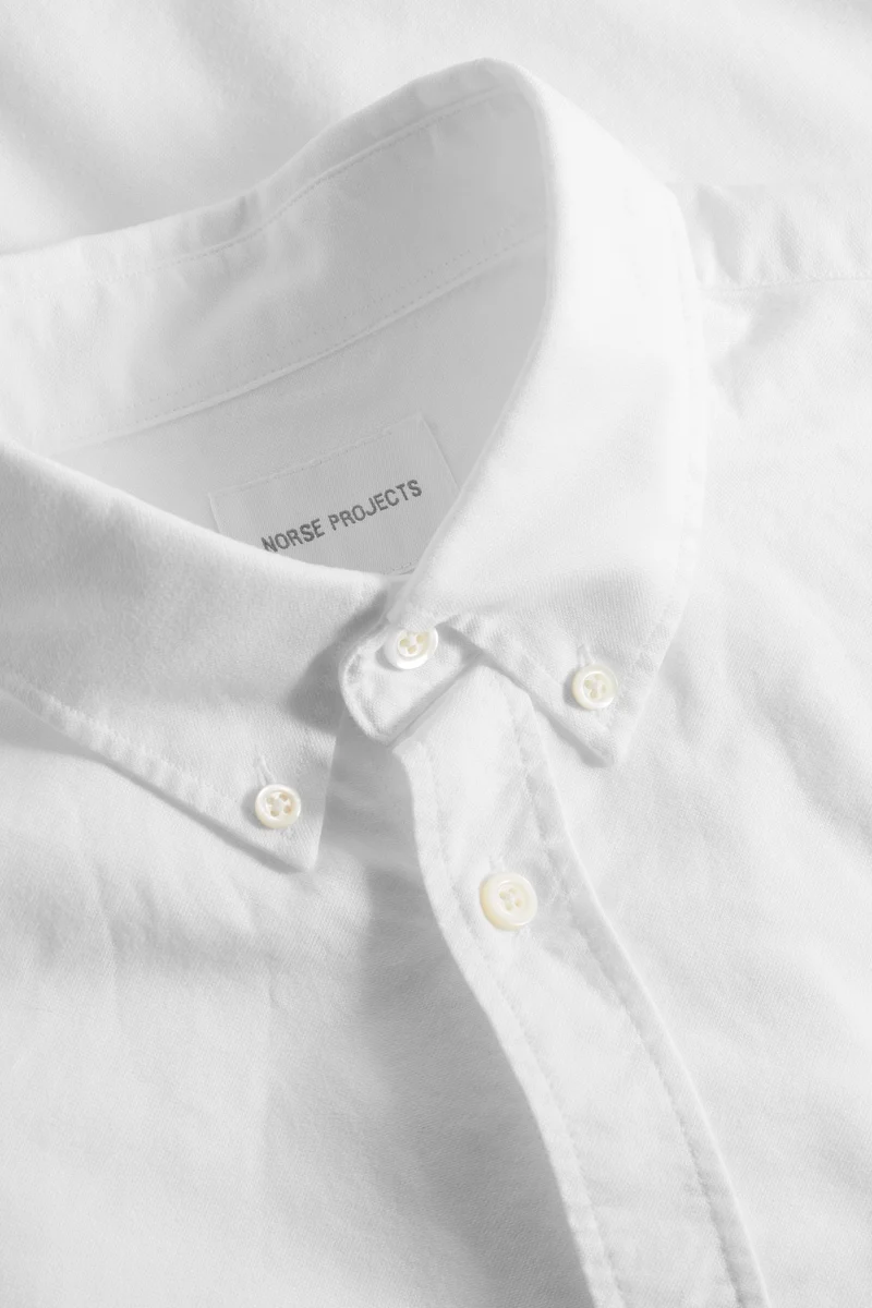 Norse Standard Oxford BD Shirt white