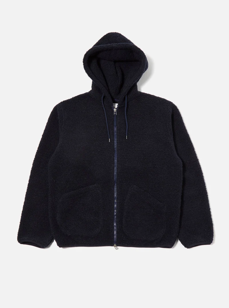 Universal Works - Alvar Fleece - Navy