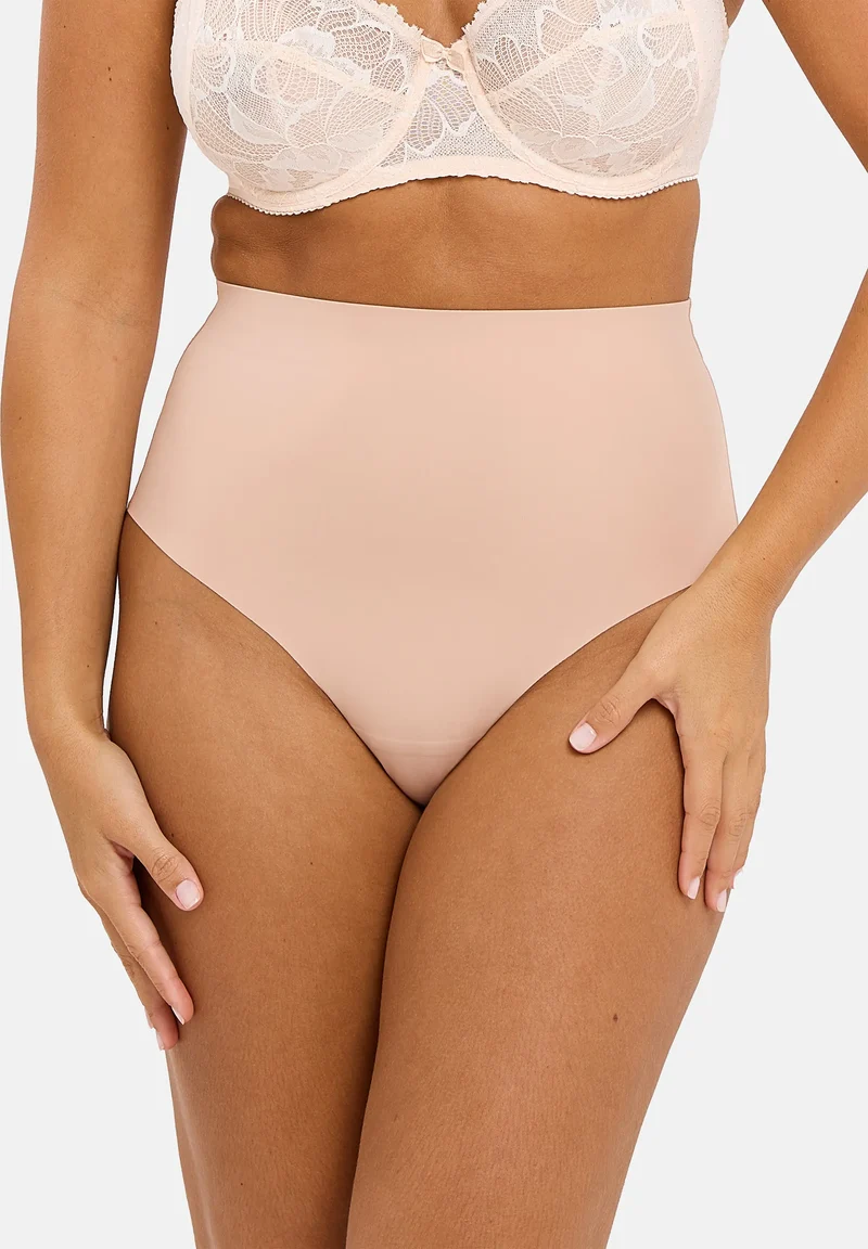 String taille haute gainant Perfect Touch Nude