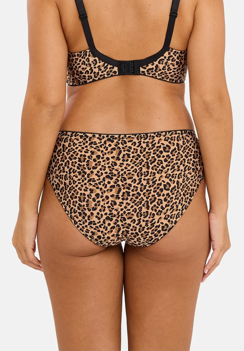 Slip Lya Imprimé Léopard Mocha