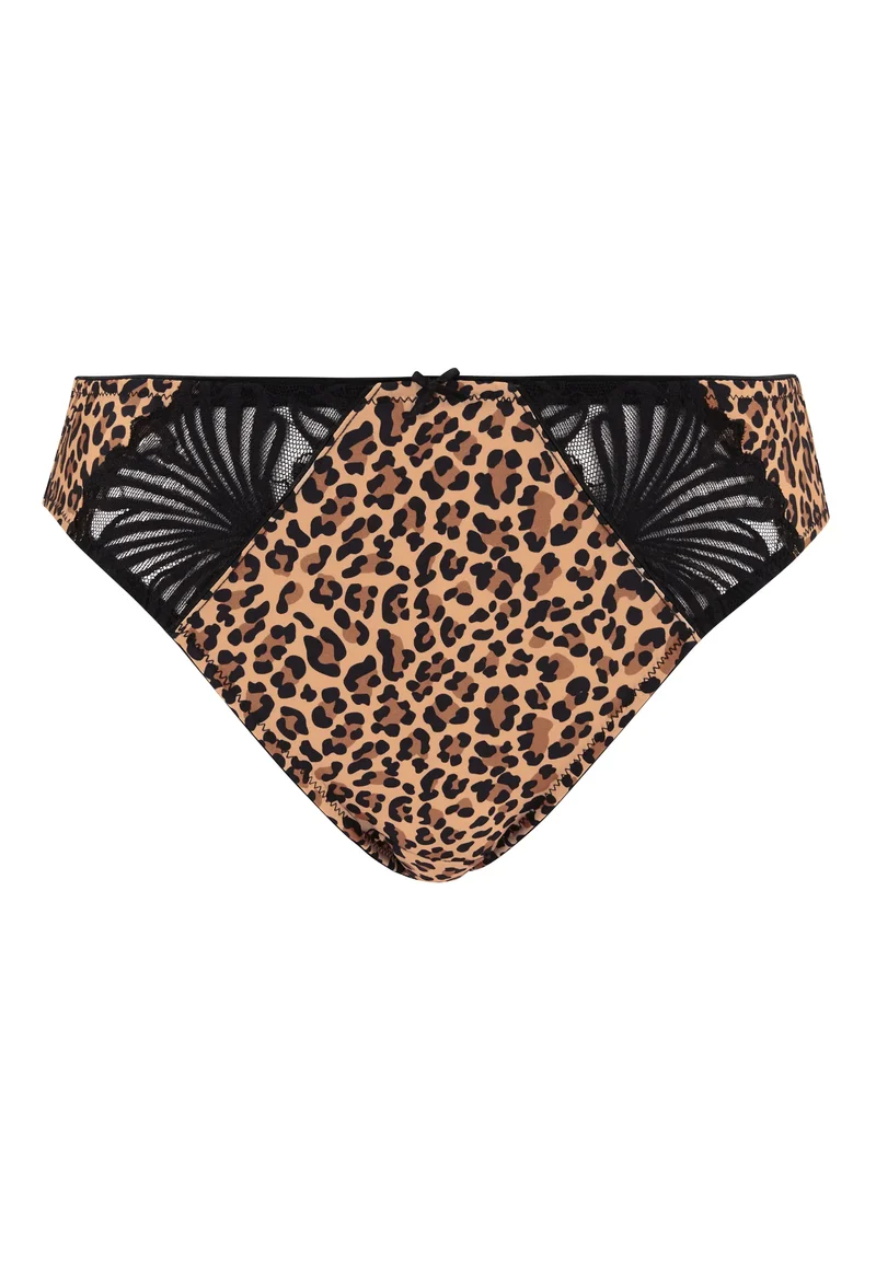 Slip Lya Imprimé Léopard Mocha