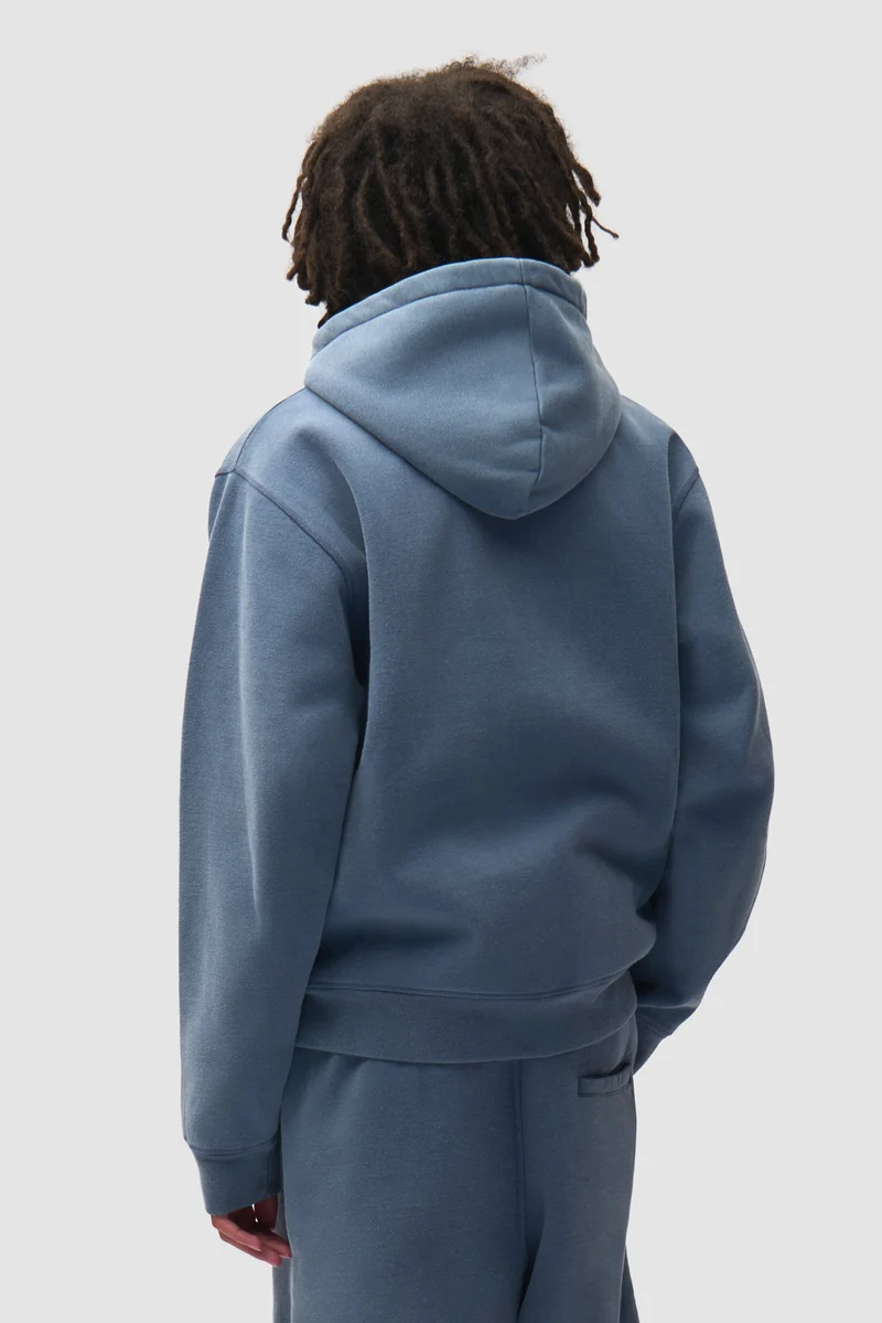 Arte Antwerp STENCIL SUNFADE ZIP HOODIE Navy