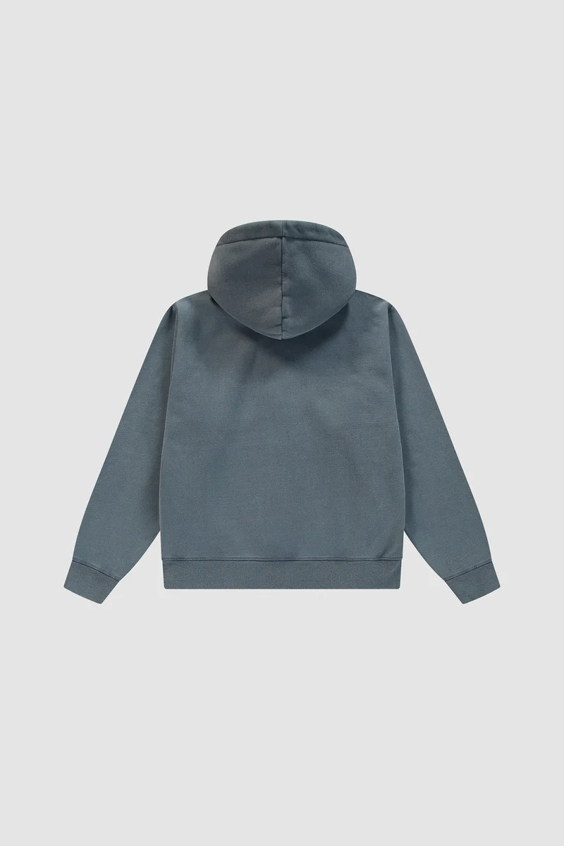 Arte Antwerp STENCIL SUNFADE ZIP HOODIE Navy