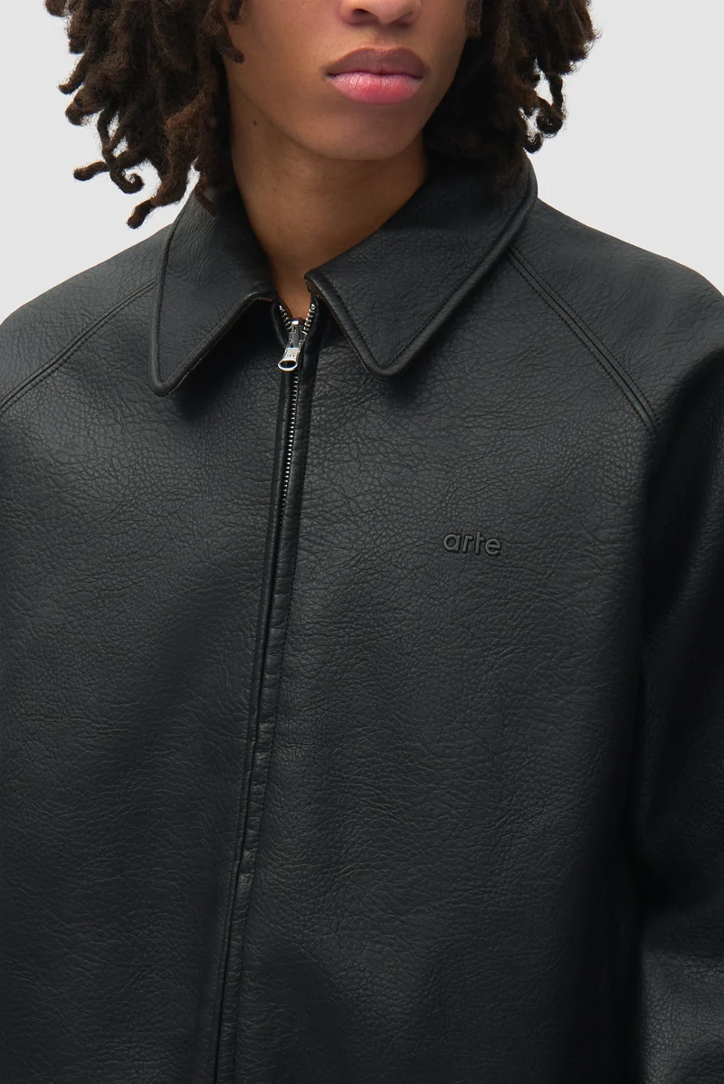 Arte Antwerp REVER LEATHER UNIFORM JACKET Black