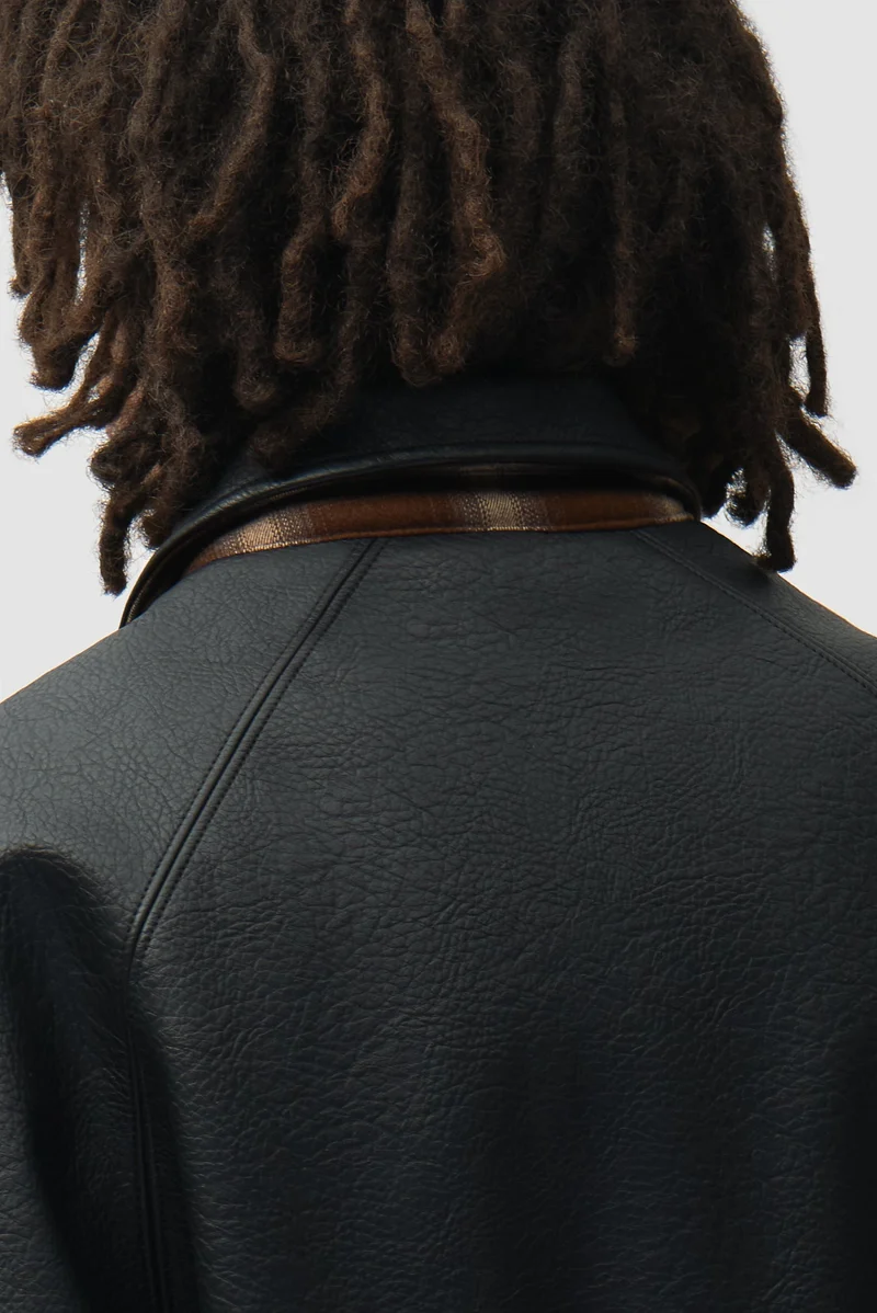 Arte Antwerp REVER LEATHER UNIFORM JACKET Black