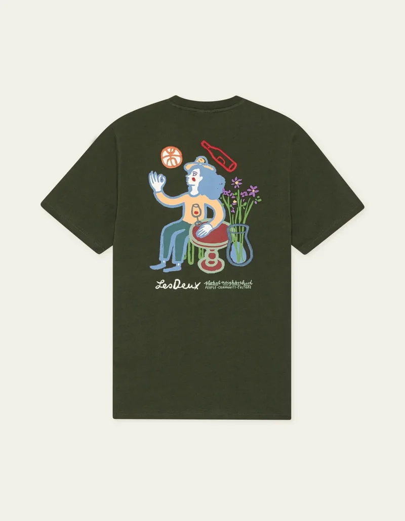Les Deux RURAL S/S TEE Rosin Green