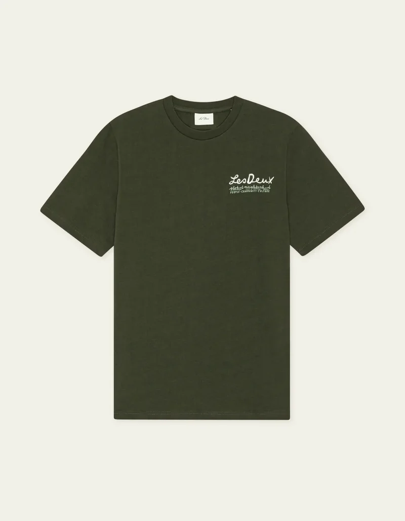 Les Deux RURAL S/S TEE Rosin Green