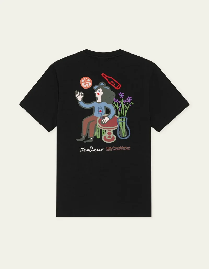 Les Deux RURAL S/S TEE Black