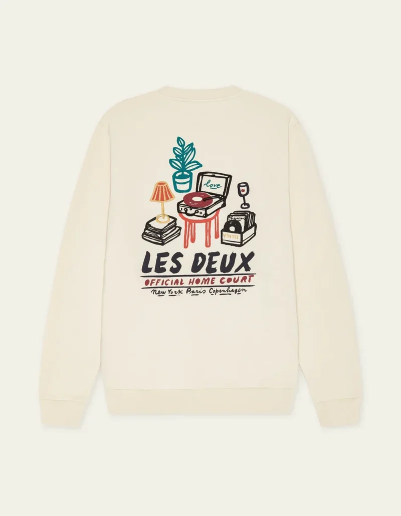 Les Deux RECORD SWEATSHIRT Ivory