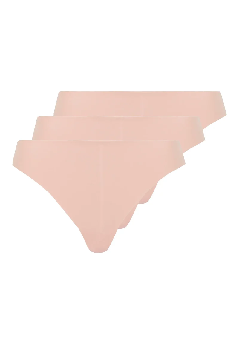 Lot de 3 strings en microfibre Discrète Skin