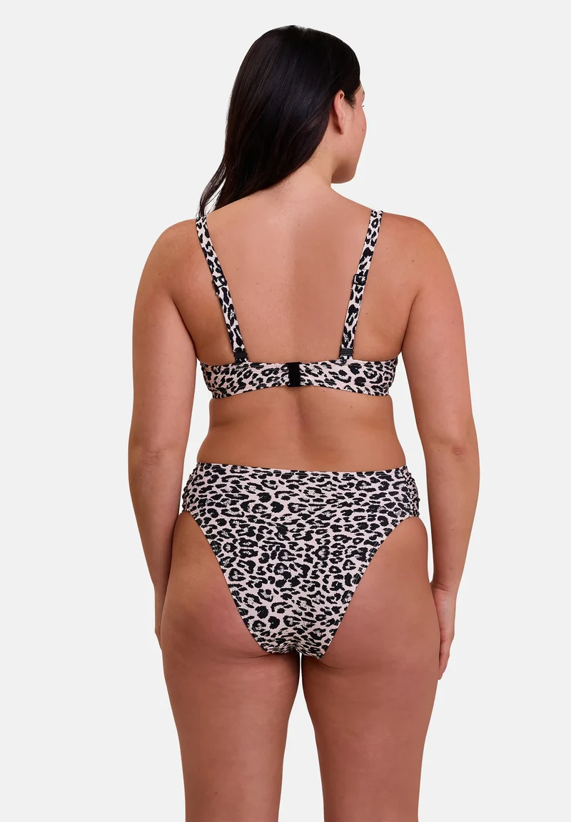 Slip de bain Samoa Imprimé peau de bête fond lin