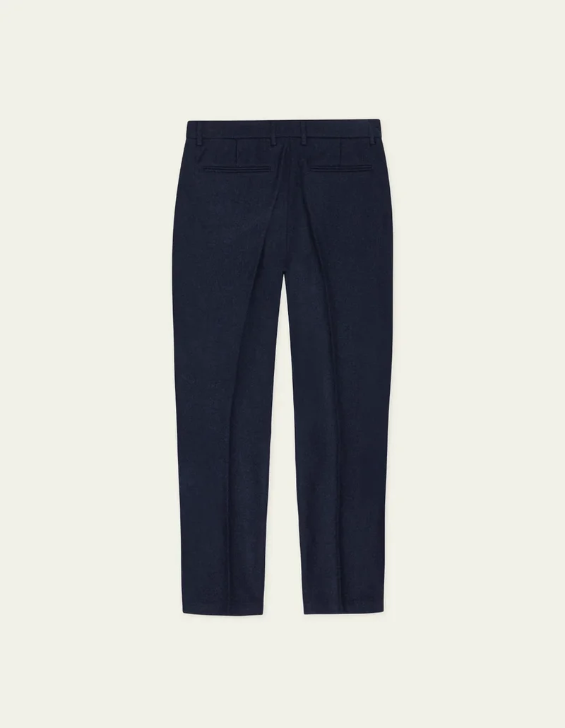 Les Deux WOOL REG SUIT PANTS Dark Navy Blue