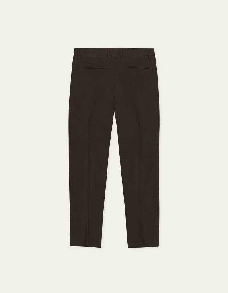 Les Deux BRUSHED TWILL REG SUIT PANTS Mole Brown