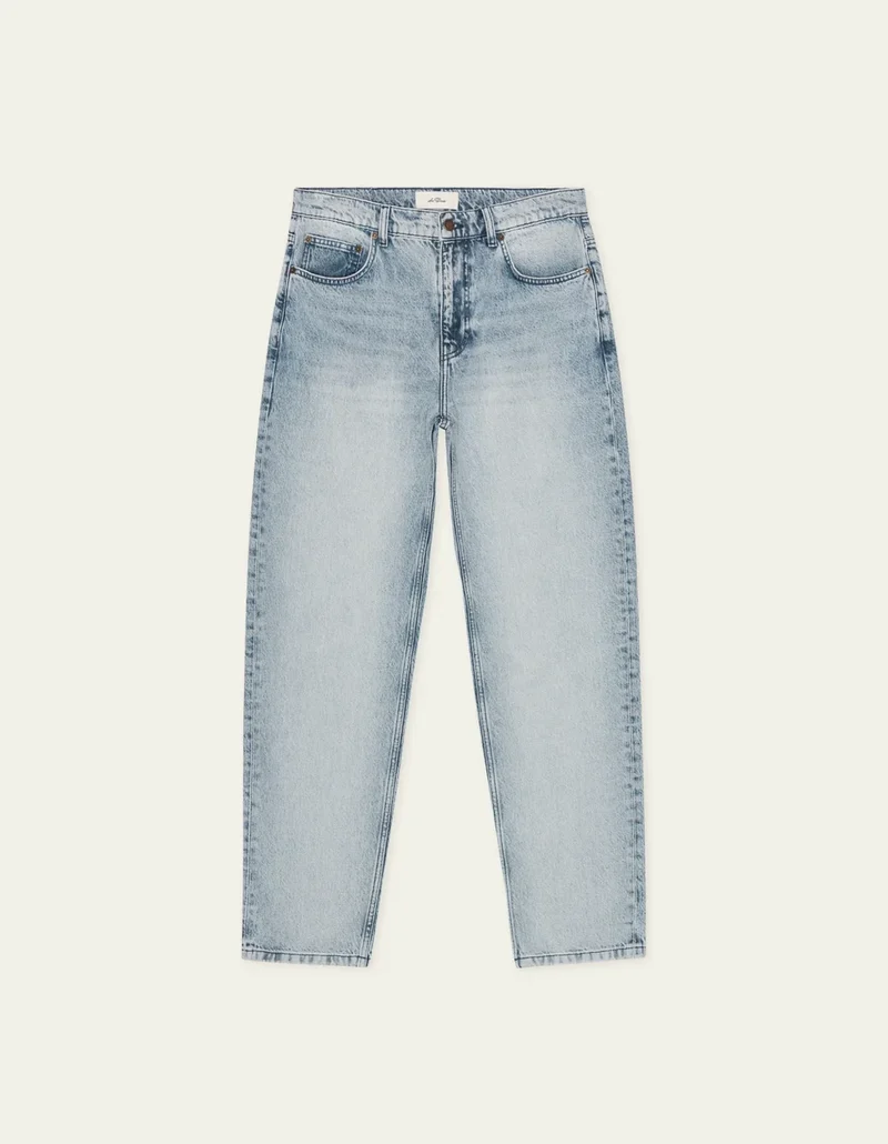 Les Deux RYDER BLEACHED DENIM JEANS Light Indigo Wash