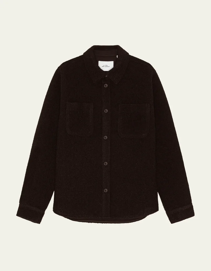 Les Deux BOUCLE OVERSHIRT Delicioso Brown