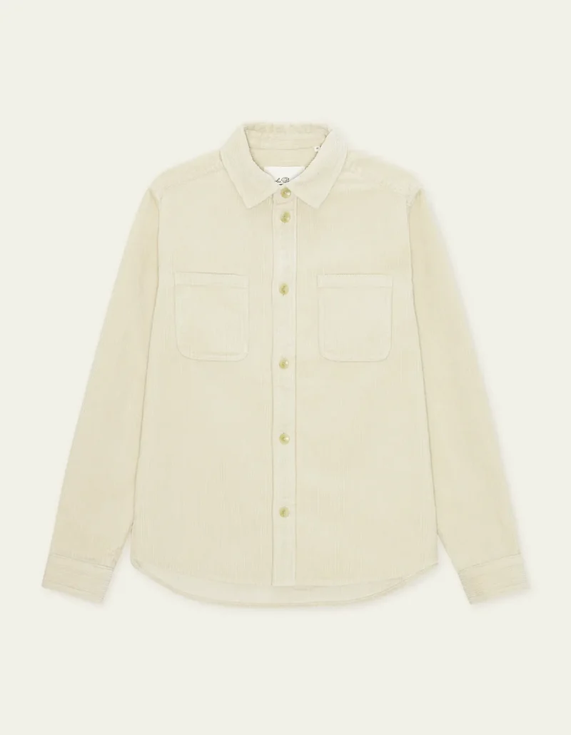 Les Deux CORDUROY OVERSHIRT Ivory