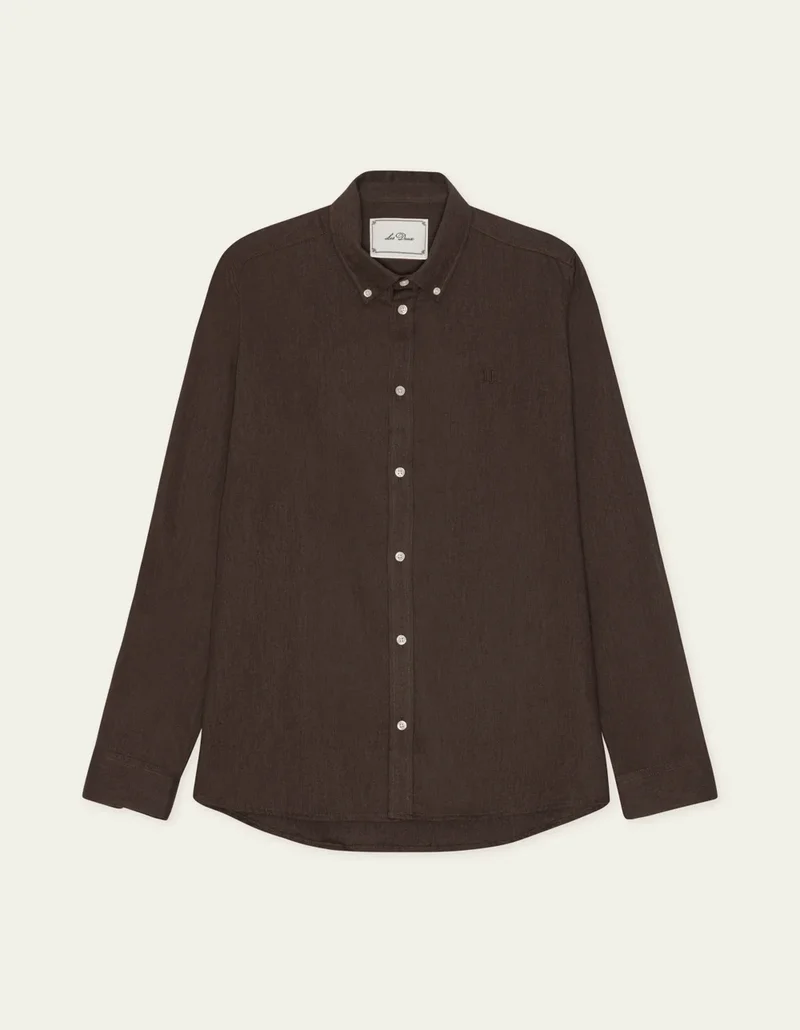Les Deux SOFT FLANNEL SHIRT Delicioso Brown